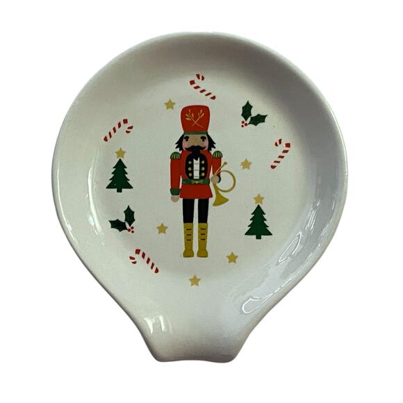 Holiday Style Christmas Nutcracker Spoon Rest and 2 Pot Holders NWT Home Decor - Picture 3 of 15